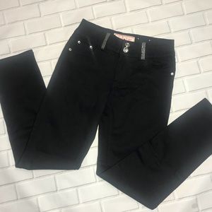 LuLU Luv girls size 10 black pants NWOT